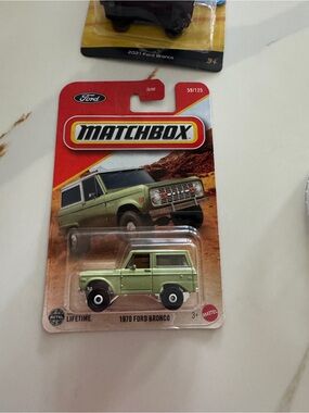 Match 1970 Ford Bronco Kids Toy - Light Green